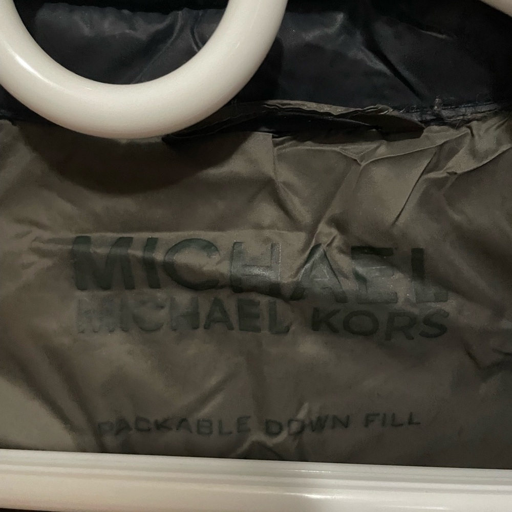 Michael Kors Dark Blue Puffer Jacket - Picture 7 of 8